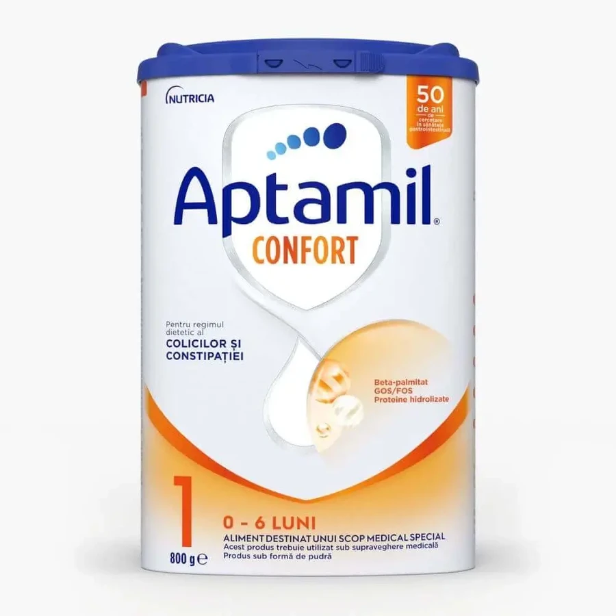 Сухое молоко Aptamil Confort 1, 0–6 месяцев, 2×800 г, Nutricia: цены и характеристики