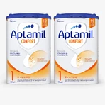 Сухое молоко Aptamil Confort 1, 0–6 месяцев, 2×800 г, Nutricia: цены и характеристики