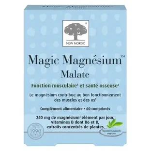 New Nordic Magic Магнезій малат, 60 таблеток
