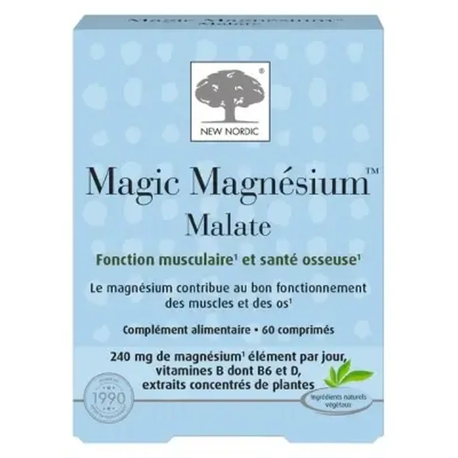 New Nordic Magic Магний малат, 60 таблеток: цены и характеристики