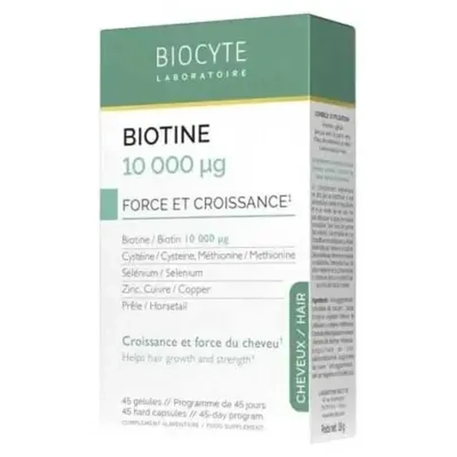Biocyte Биотин 10 000 мкг — Сила и рост — 45 капсул: цены и характеристики