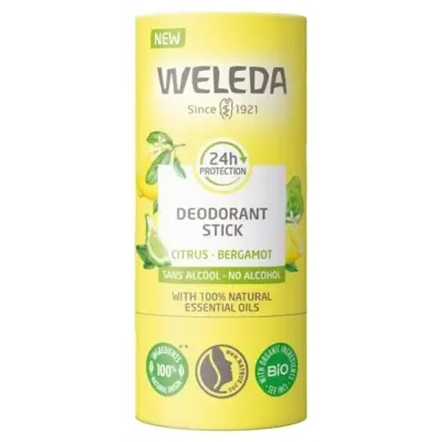 Дезодорант-стік Weleda з бергамотом, 50 г: ціни та характеристики