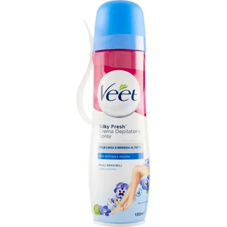 Veet Expert — депилирующий крем-спрей для чувствительной кожи, 150 мл: цены и характеристики