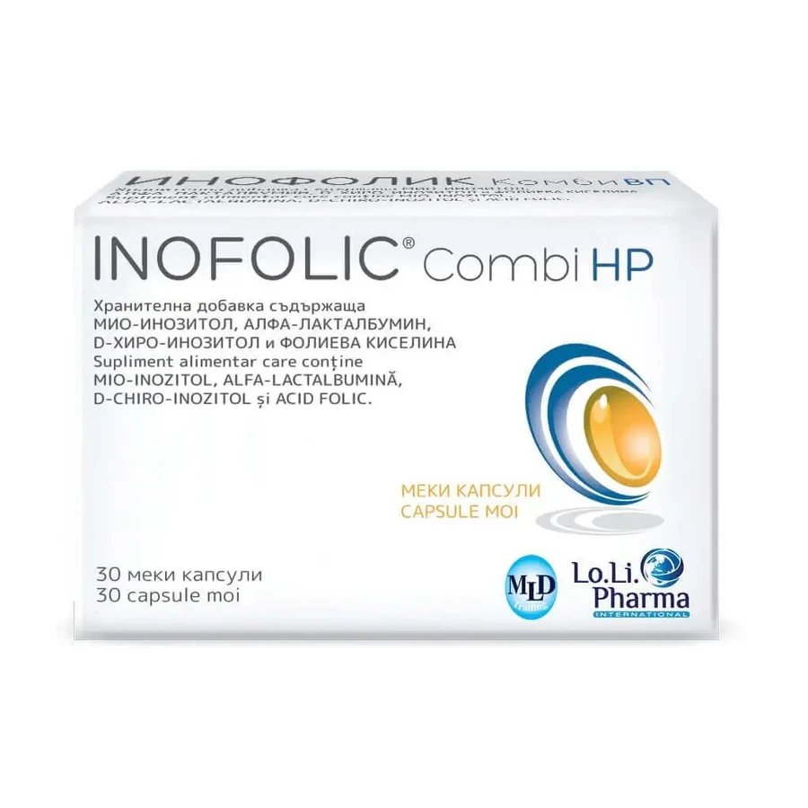 Inofolic Combi HP, 2×30 мягких капсул, Lo Li Pharma: цены и характеристики