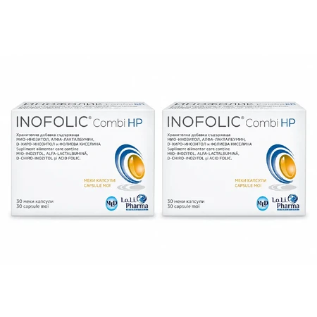 Inofolic Combi HP, 2×30 мягких капсул, Lo Li Pharma: цены и характеристики
