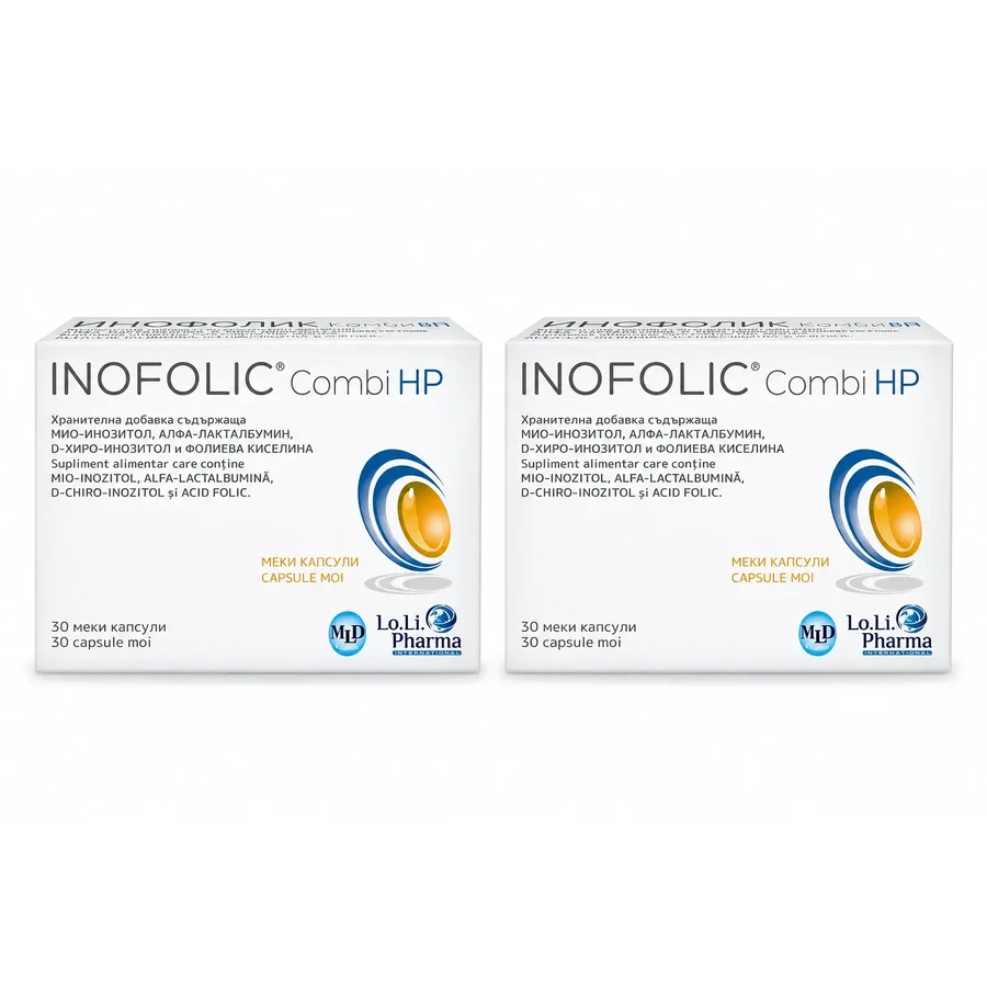 Inofolic Combi HP, 2×30 мягких капсул, Lo Li Pharma: цены и характеристики
