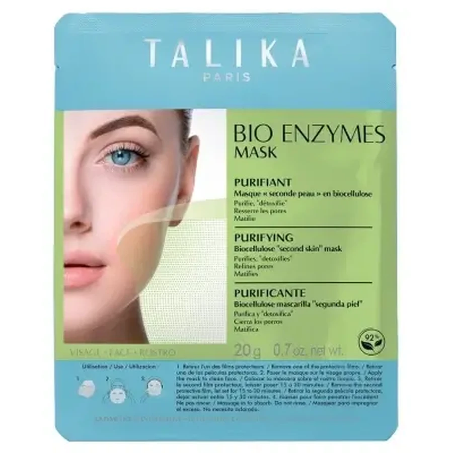 Маска Talika Bio Enzymes: Очищувальна маска «Second Skin», 20 г: ціни та характеристики