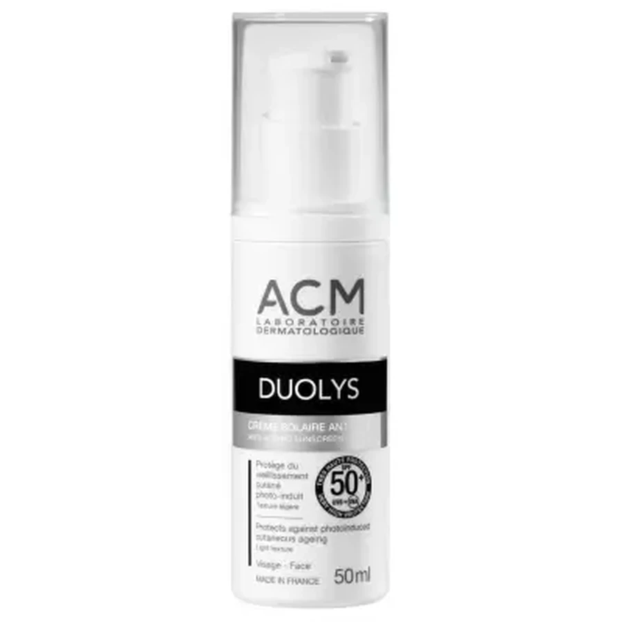 ACM Duolys Антивозрастной солнцезащитный крем SPF 50+ 50 мл: цены и характеристики
