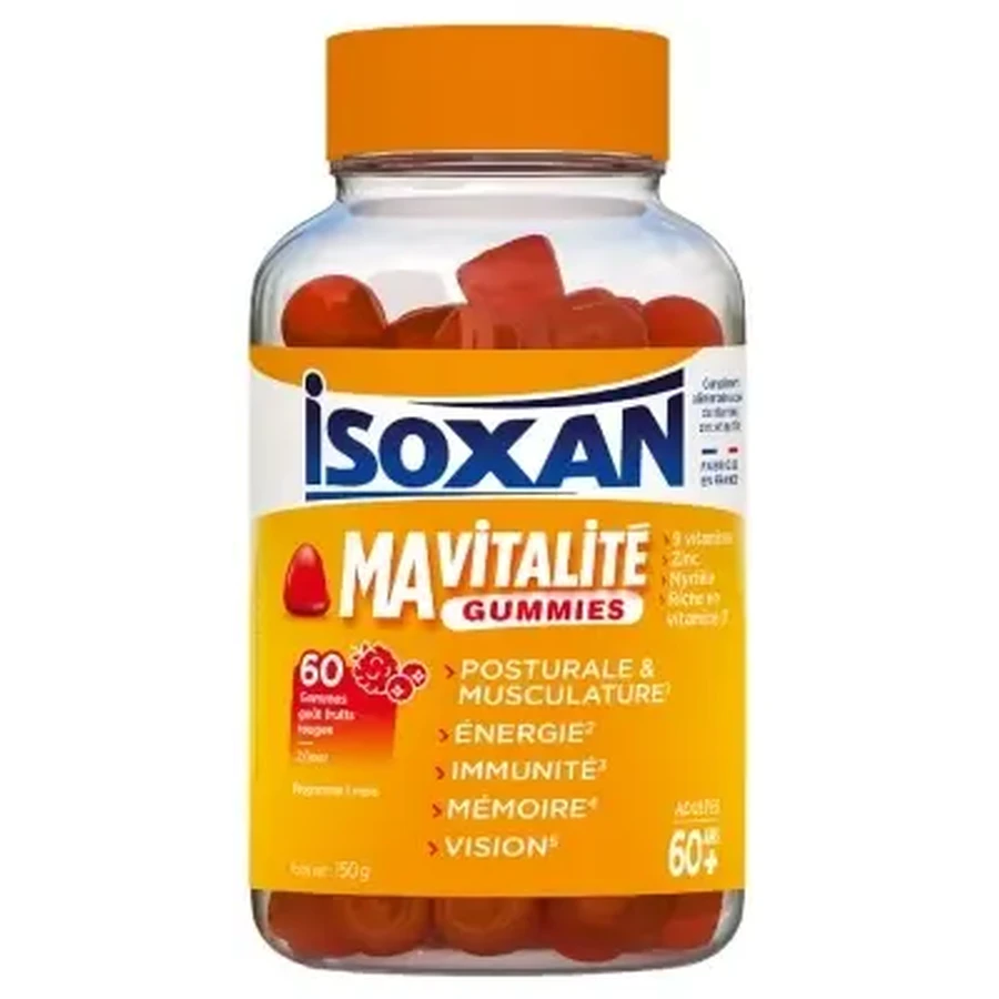 Isoxan My Vitality для дорослих віком від 60 років, 60 желейних цукерок: ціни та характеристики