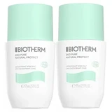 Biotherm Déo Pure Natural Protect — органический дезодорант-ролик с 24-часовой защитой, упаковка из 2 штук (по 75 мл каждая)