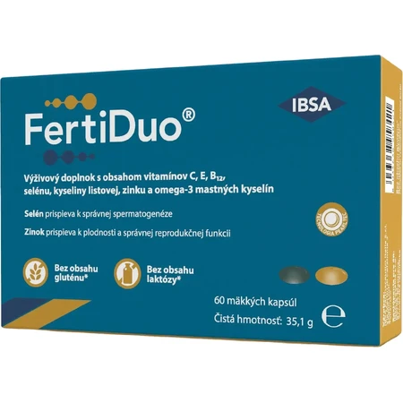 FertiDuo, 2×60 капсул, СРК: ціни та характеристики