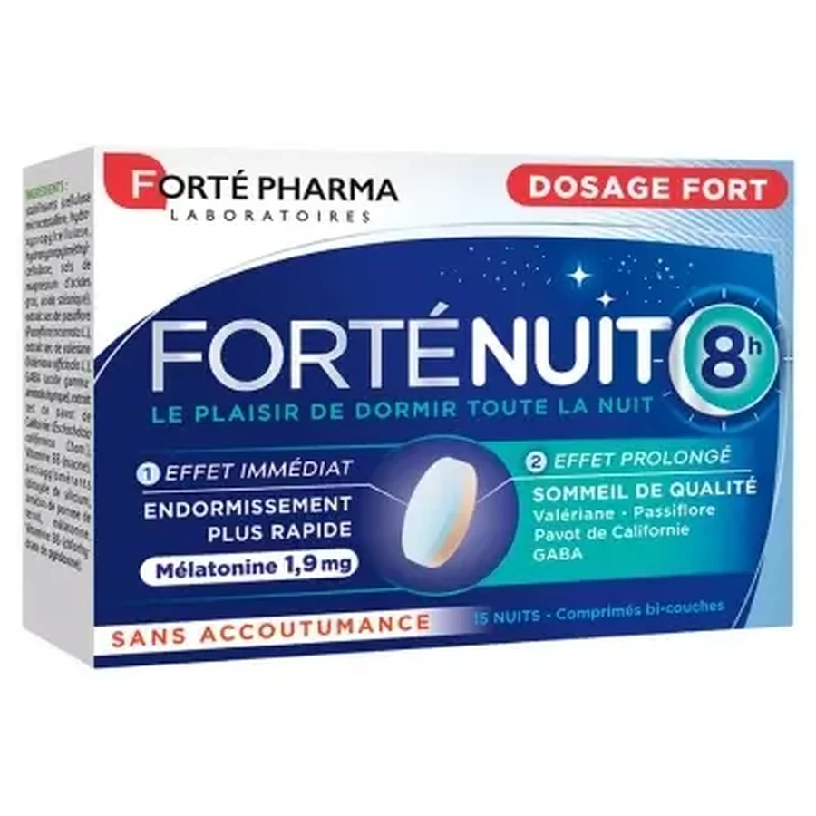 Forté Pharma Forté Night 8H, 15 таблеток: цены и характеристики