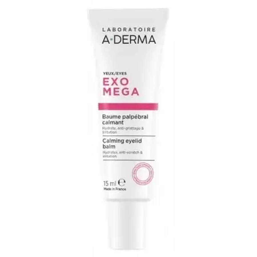 A-DERMA Exomega Заспокійливий бальзам для шкіри навколо очей 15 мл: ціни та характеристики