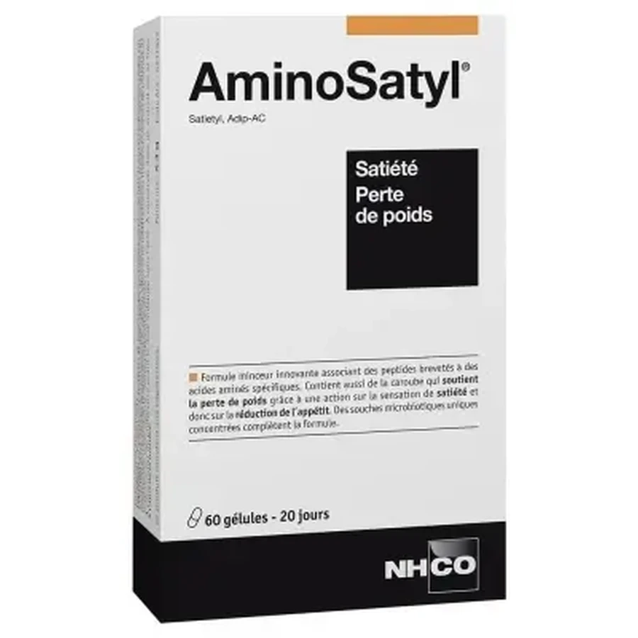 NHCO AminoSatyl: Чувство сытости и похудение, 60 капсул: цены и характеристики