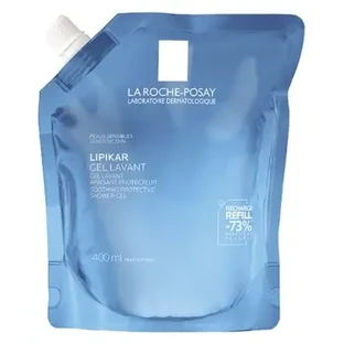 La Roche-Posay Lipikar — заспокійливий і захисний гель для вмивання та душу, екологічна упаковка об’ємом 400 мл