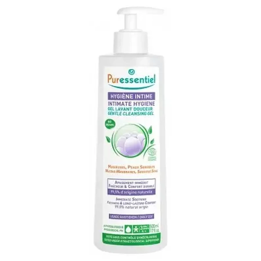 Мягкий органический гель для интимной гигиены Puressentiel, 500 мл: цены и характеристики