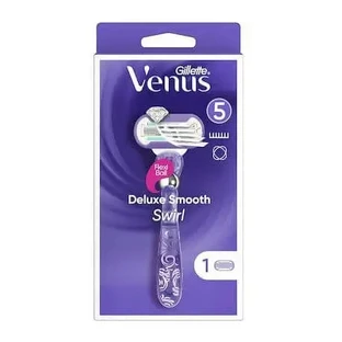 Gillette | Venus Deluxe Smooth Swirl | Женская бритва с 1 сменной головкой | 1 шт.