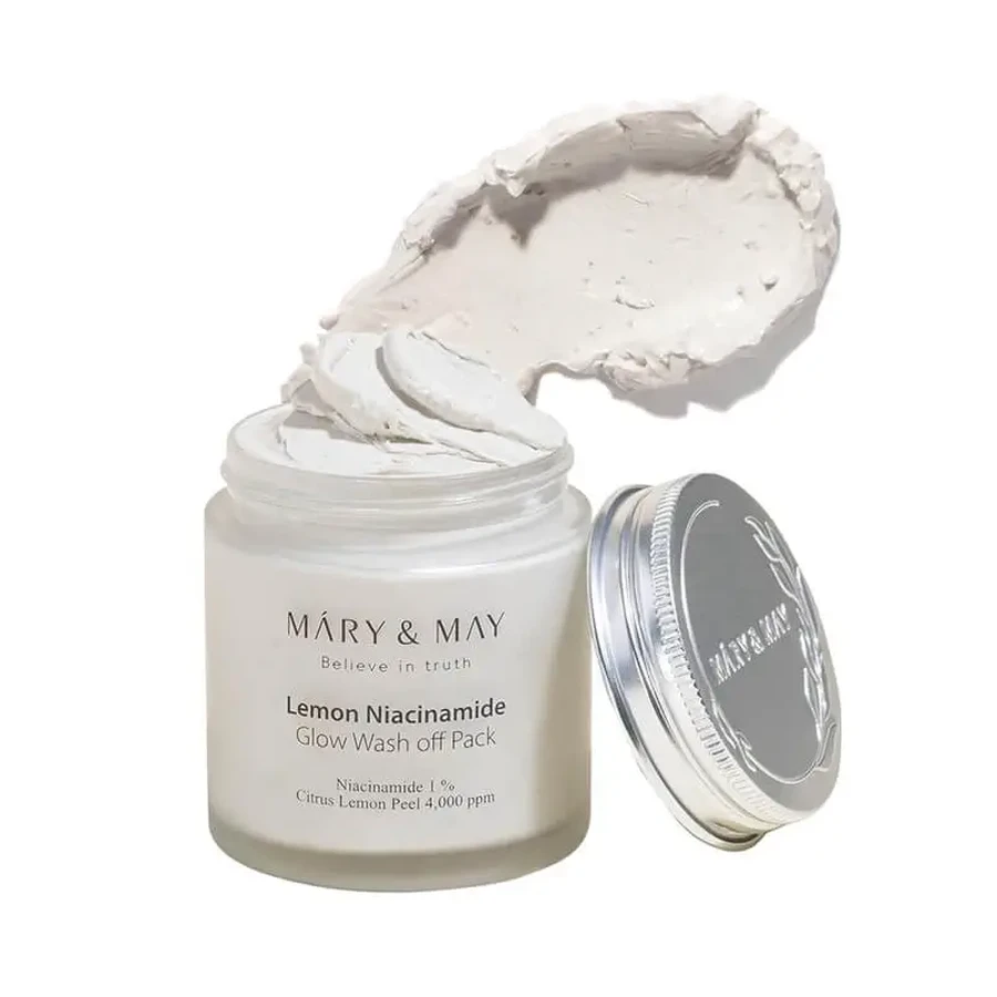 Mary&amp;May | Lemon Niacinamide Glow Wash off Pack Vegan — маска с ниацинамидом и глиной для очищения и придания сияния | 125 г: цены и характеристики