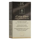 Apivita | My Color Elixir — стійка фарба для волосся № 6.87 «Темно-перламутровий бежевий блонд» | 50 мл