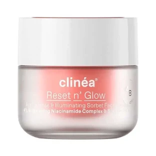 Clinéa | Reset n' Glow Sorbet | Антивозрастной крем для лица, придающий сияние | 50 мл