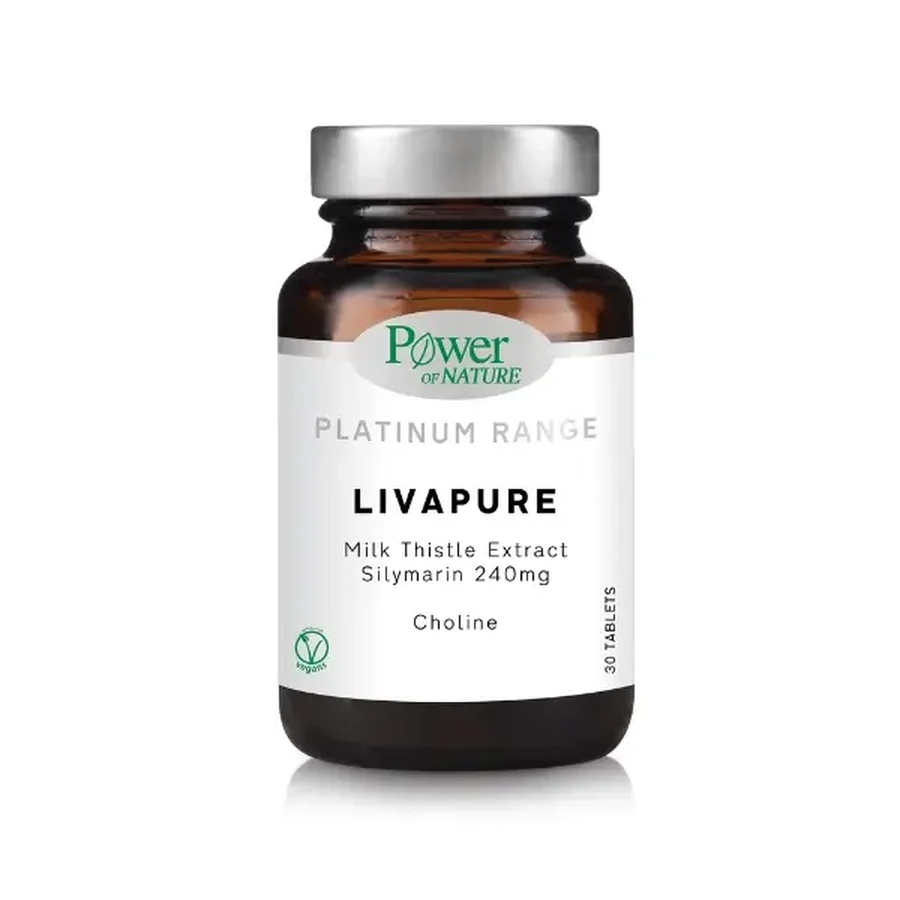 Power Health | Classics Platinum Livapure | Спеціальна формула для печінки з розторопшею (силімарином) | 30 таблеток: ціни та характеристики