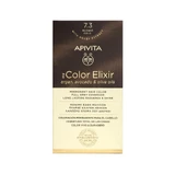 Apivita | My Color Elixir — перманентна фарба для волосся № 7.3 «Медовий блонд» | 50 мл