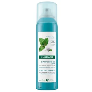 Klorane | Сухий шампунь Aquatic Mint для глибокого очищення та захисту від забруднення | 150 мл