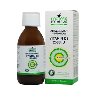 Doctor's Formulas | Витамин D3 2500 МЕ, липосомальная формула | 150 мл