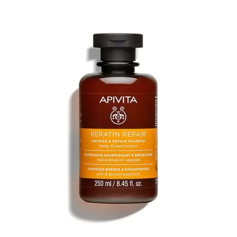 Apivita | Живильний та відновлюючий шампунь Keratin Repair Живильний та відновлюючий шампунь Відновлення | 250 мл: ціни та характеристики