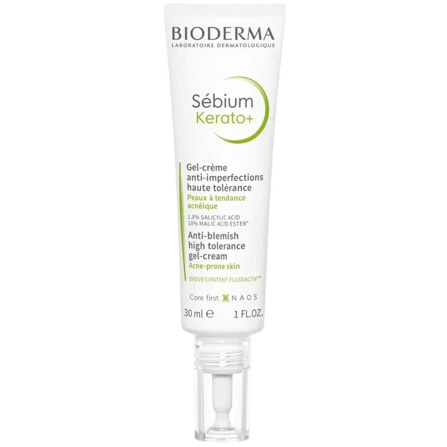 Bioderma | Sebium Kerato+ | Крем-гель для лица для кожи, склонной к акне | 30 мл: цены и характеристики