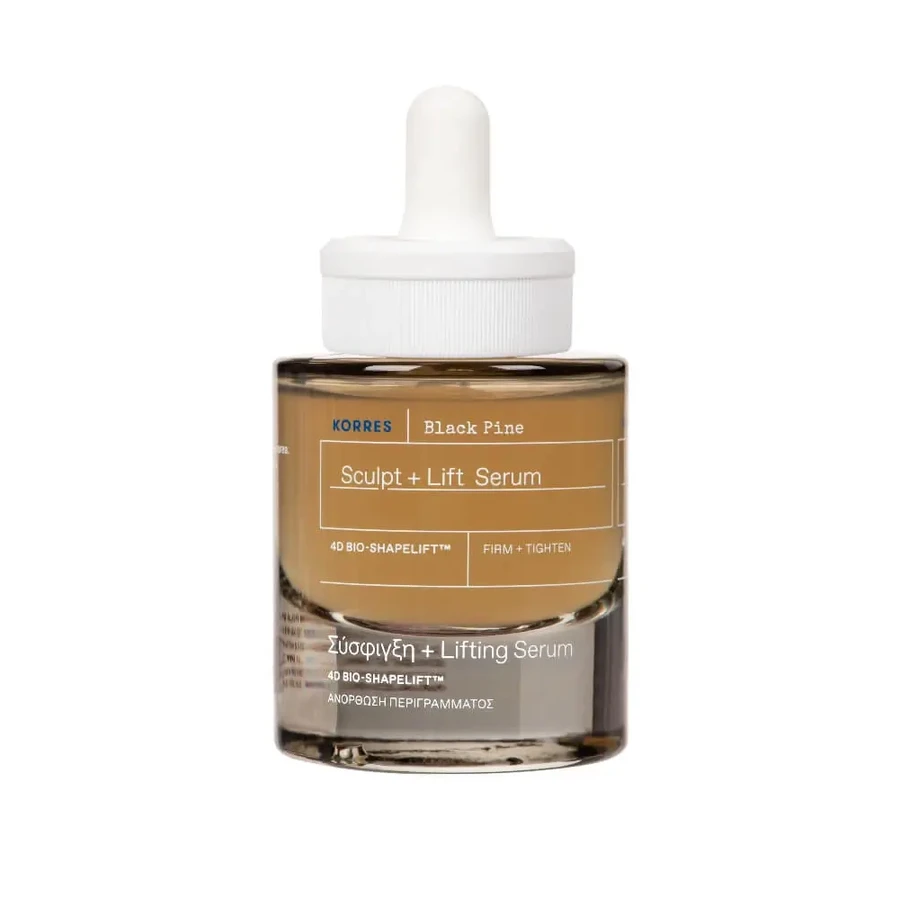 Korres | Black Pine 4D Sculpt + Lift Serum Сироватка для обличчя, що забезпечує пружність та ліфтинг | 30 мл: ціни та характеристики