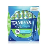 Tampax | Compak Pearl Super с аппликатором для защиты и ухода за кожей Discretion | 16 шт.