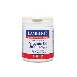 Lamberts | Витамин D3 2000 МЕ (50 мг) | 120 капсул
