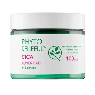 Спасибо, фермер | Phyto Relieful Cica Toner Pad | Тонизирующие салфетки | 100 шт.