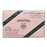 Apivita | Натуральное мыло с розами и натуральное мыло с розами Apivita с черным перцем для борьбы с целлюлитом для тела и ухода за телом и руками | 125 г