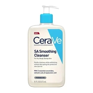 Cerave | SA Smoothing Cleanser — очищающий гель | SA Smoothing Cleanser — скраб для сухой кожи | 473 мл