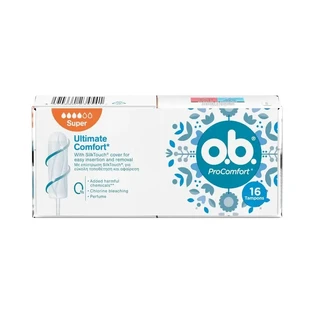 O.B | ProComfort Super — прокладки со средной и высокой впитываемостью | 16 шт.