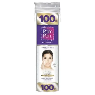 Pom Pon | Круглые, сверхмягкие диски для макияжа | 100 шт.
