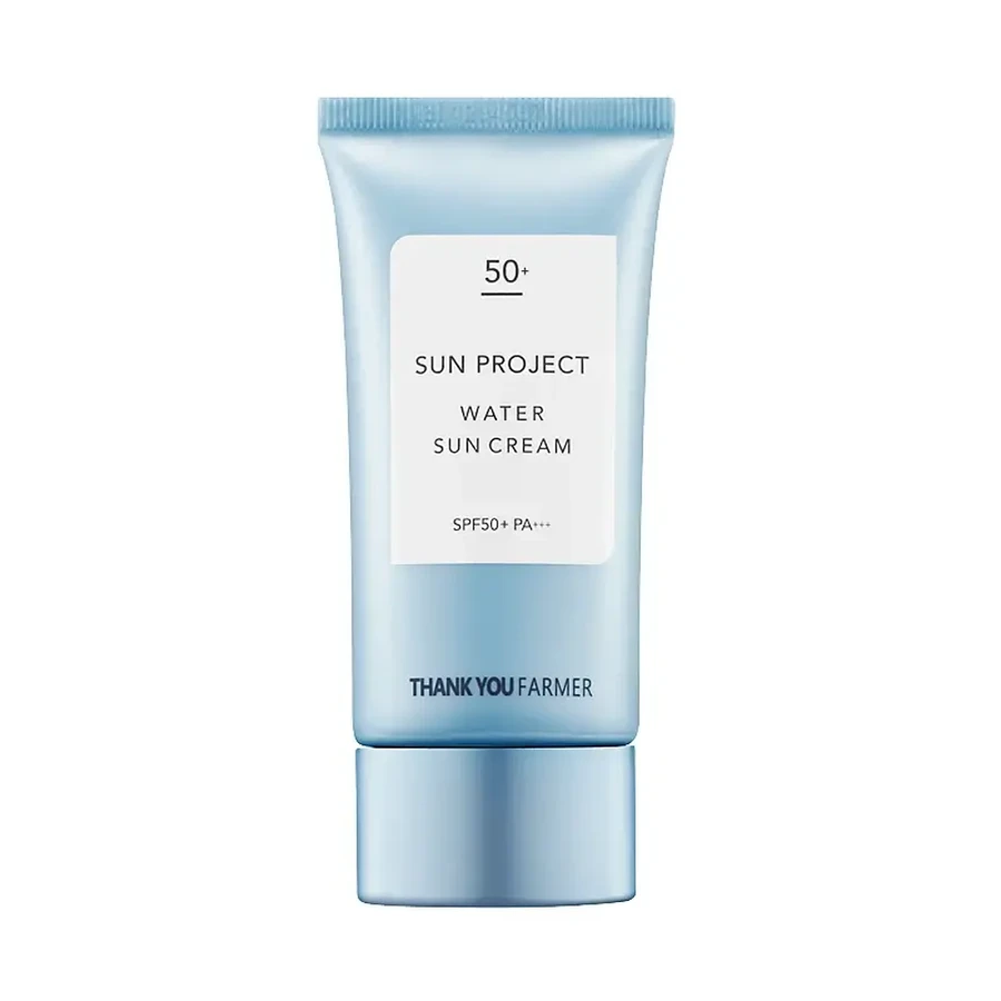 Дякую фермеру | Sun Project Water Sun Cream SPF50+ | Зволожуючий сонцезахисний крем | 50 мл: ціни та характеристики