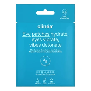 Clinea | Увлажняющие пластыри для глаз из биоцеллюлозы | 1 пара