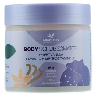 Anaplasis | Скраб для тіла Body Sweet Vanilla для зволоження з провітаміном B5 | 380 мл