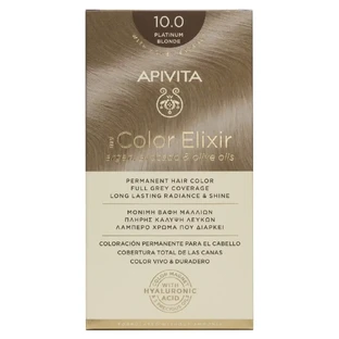 Apivita | My Color Elixir — перманентна фарба для волосся № 10.0 «Блондинка» | 50 мл