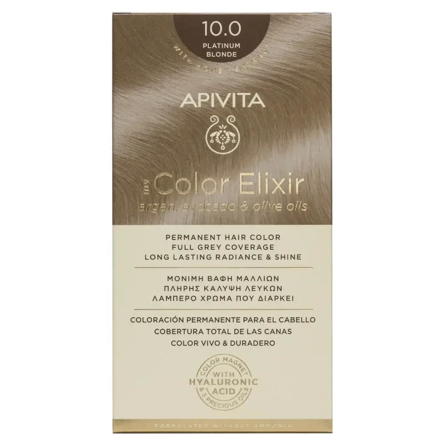 Apivita | My Color Elixir — перманентна фарба для волосся № 10.0 «Блондинка» | 50 мл: ціни та характеристики