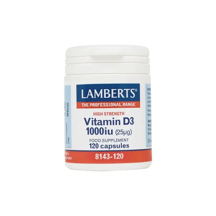 Lamberts | Витамин D3 1000 МЕ (25 мкг) | 120 капсул: цены и характеристики