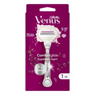 Gillette | Venus ComfortGlide Sugarberry | Женская бритва | С 1 сменной головкой