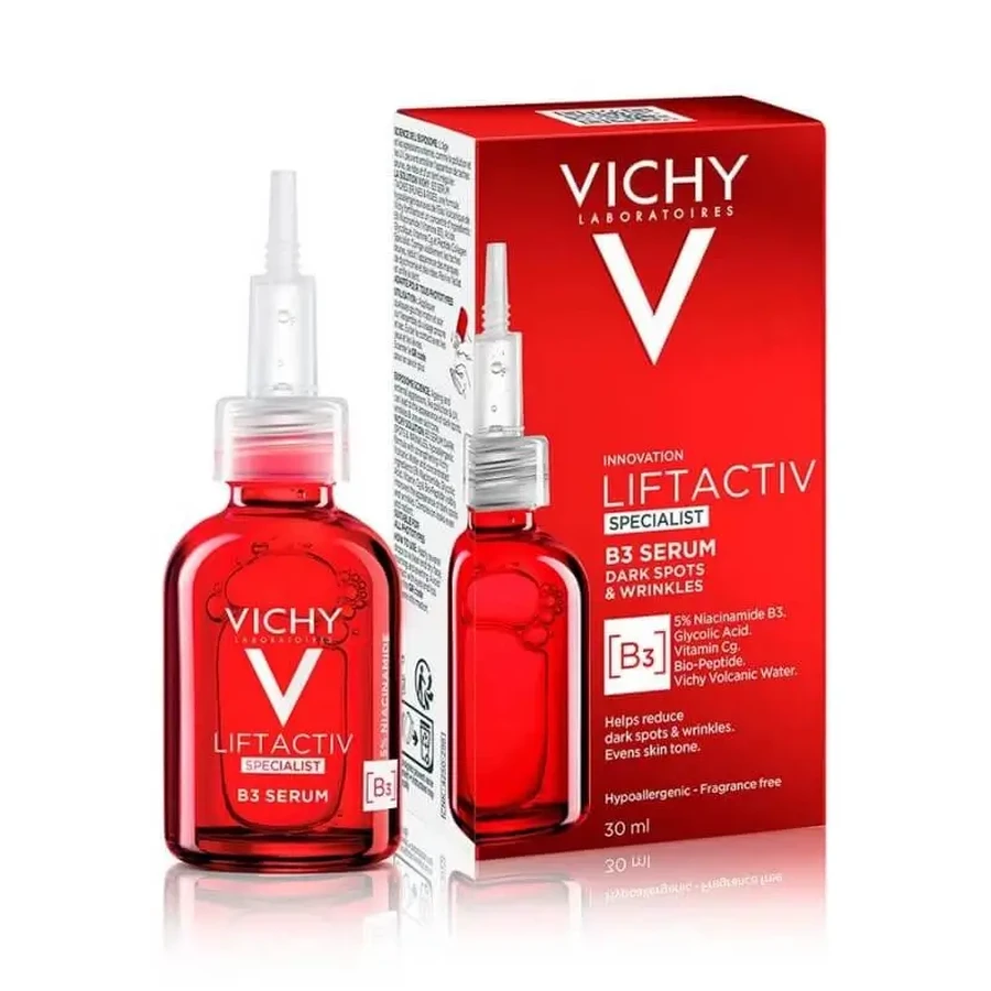 Vichy | Liftactiv Specialist B3 — сыворотка против пигментных пятен и морщин. Сыворотка для лица от пигментных пятен, обесцвечивания и морщин с ниацинамидом | 30 мл: цены и характеристики