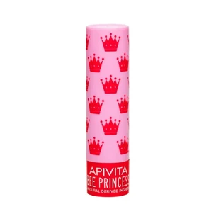 Apivita | Уход за губами Bee Princess Bio Eco | Увлажняющий бальзам для губ с органическими абрикосами и витаминами | 4,4 г