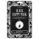 Kocostar | Black Happy Mask — очищающая маска для лица с углём | 1 шт.