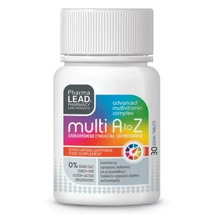 Pharmalead | Вітамінно-мінеральна добавка «Multi A–Z» та харчова добавка «Multi A–Z Trace Elements» | 30 капсул
