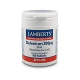 Lamberts | Селен 200 мг плюс витамины A, C и E | 100 таблеток